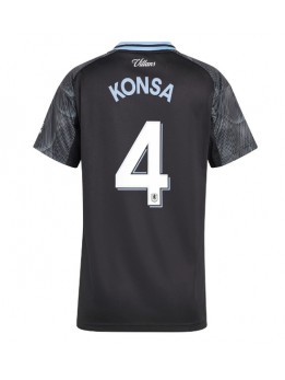 Aston Villa Ezri Konsa #4 Replika Borta Kläder Dam 2025-26 Kortärmad